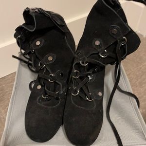 Black Suede Splendid boots